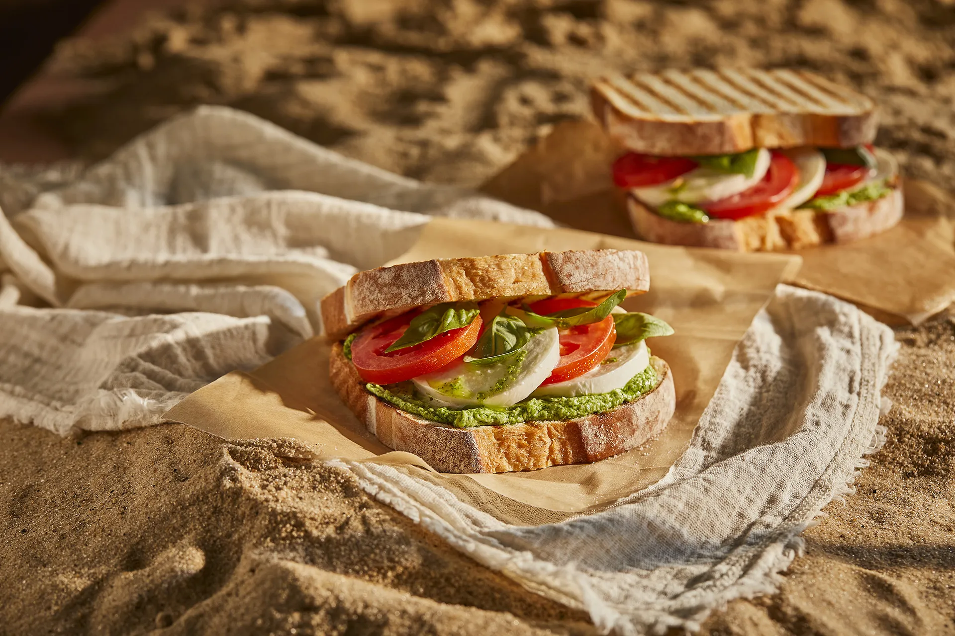 Sanduíche Caprese